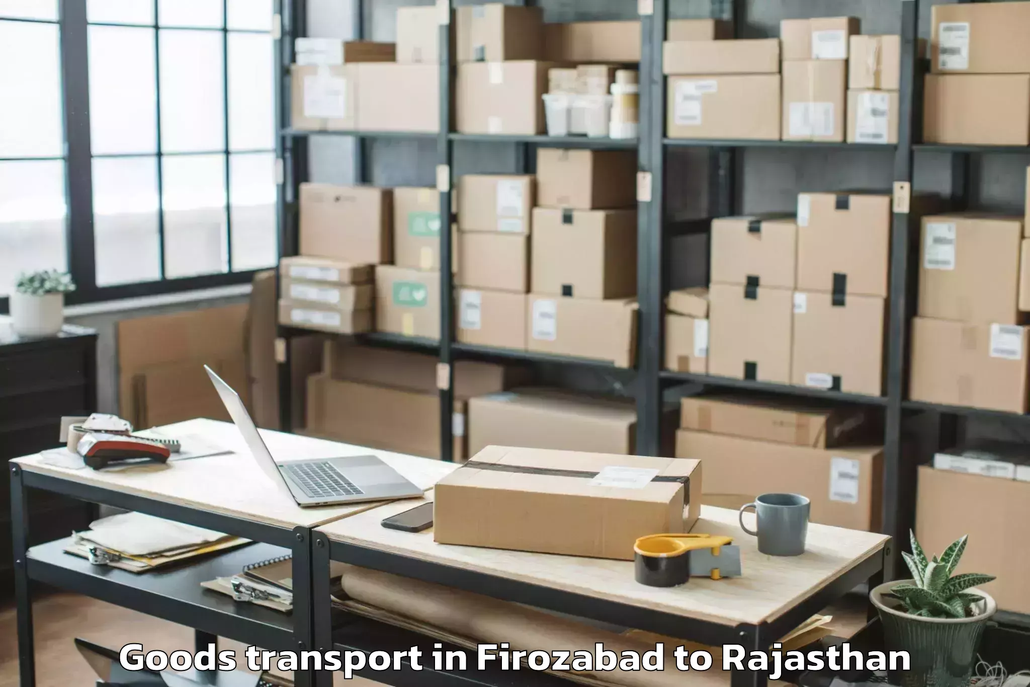 Book Your Firozabad to Mohangarh Goods Transport Today